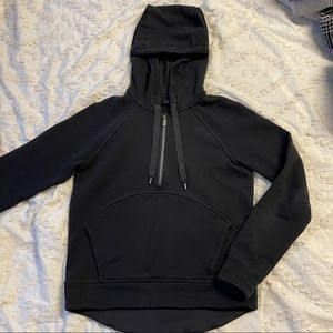 Black Lululemon Quarter Zip Hoodie